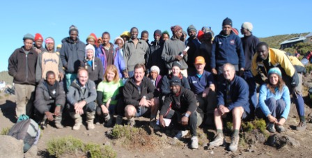 NFU Kilimanjaro team