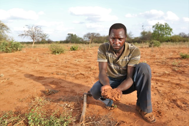 Peter and his wife Mary are among the farming families from Kitui county in Kenya whom we supported to build their long-term resilience to the impact of increasingly frequent droughts.
