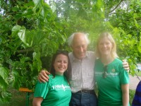 FARM-Africa's Tessa and Cathy with Bill Acworth