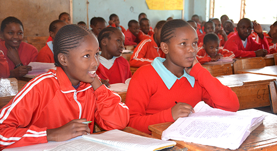 Children in school 
