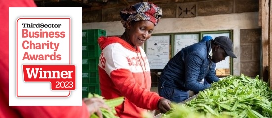 Waitrose & Partners Foundation and Farm Africa win Business Charity Award