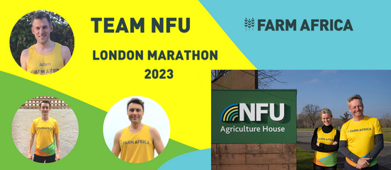 Team NFU to take on London Marathon for Farm Africa this April
