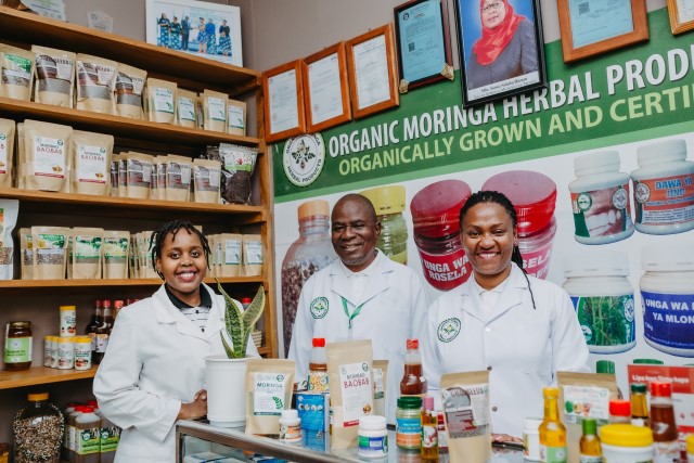 Organic Moringa Herbal Products, launched in 2005 in Arusha, Tanzania, joining the DECIDE project in 2022. They recently won the number one prize at the Tanzania Women Industrial Awards for recognition for the role of women in the company.