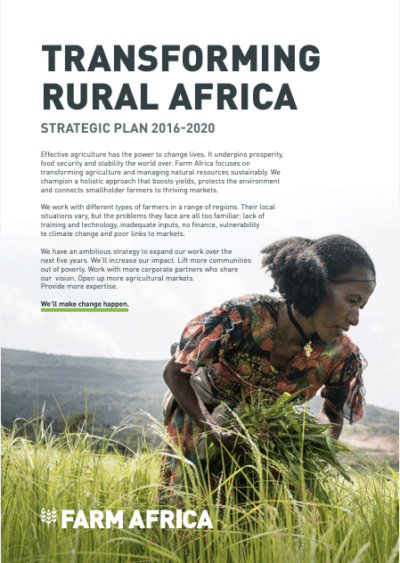 front cover of Transforming rural Africa 2018 - 2020 publication