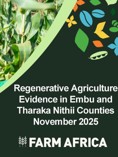 Cover of Farm Africa regenerative agriculture presentation