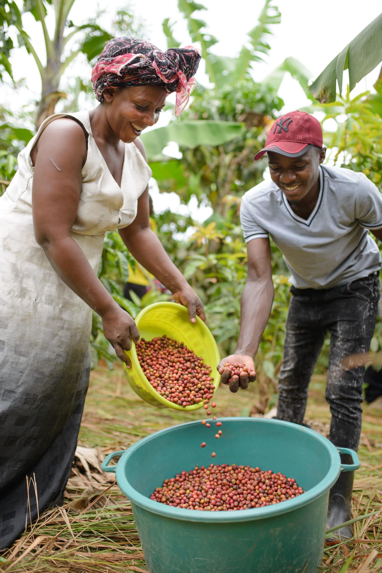 A female coffee farmer from western Uganda.