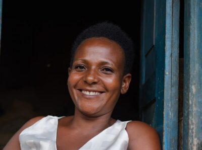 Grace Arineitwe, coffee farmer and chairperson of the Kayonza Coffee Growers’ Cooperative. in the Kanungu District in Uganda.