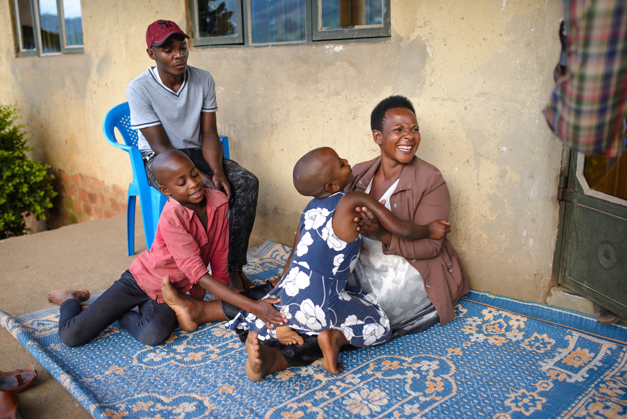 Grace and her family.