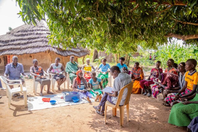 A Village Savings and Loan Associations group, in Napak district, Uganda.